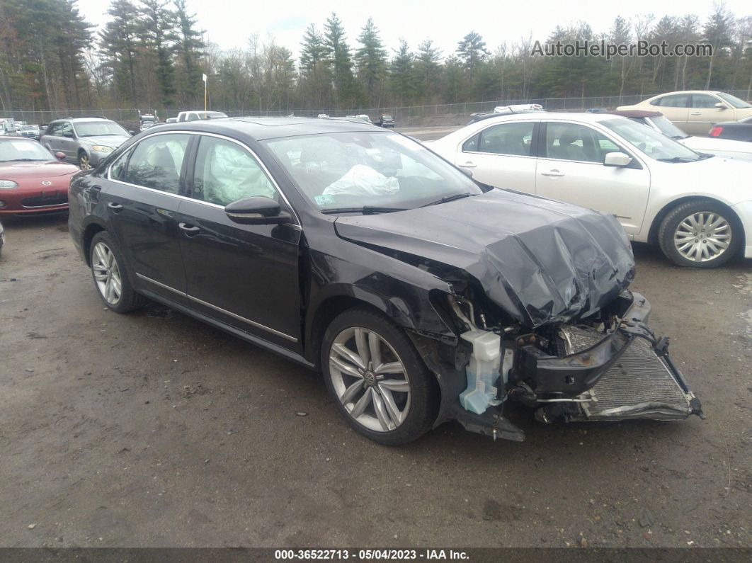 2017 Volkswagen Passat 1.8t Sel Premium Black vin: 1VWCT7A35HC044718