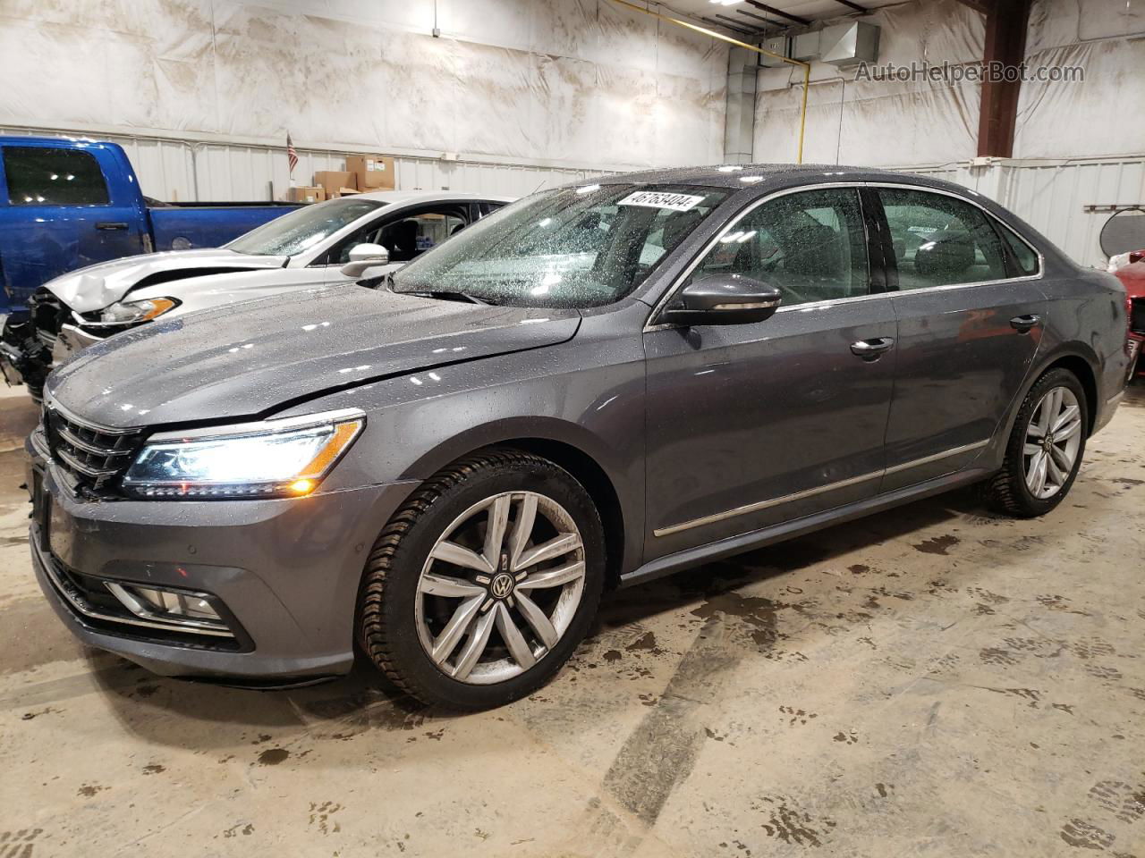 2017 Volkswagen Passat Sel Premium Угольный vin: 1VWCT7A35HC056383