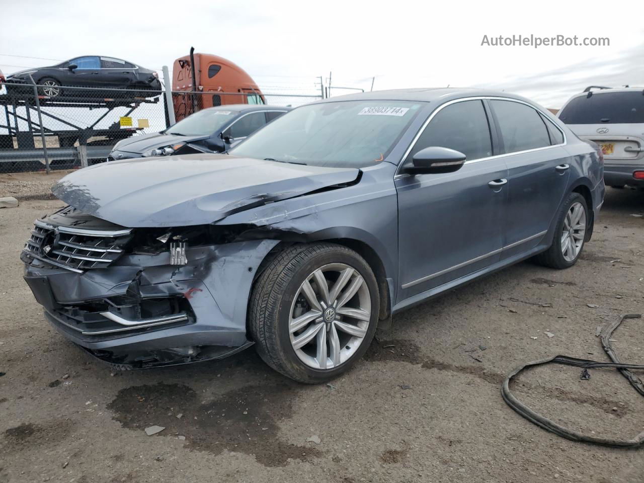 2017 Volkswagen Passat Sel Premium Серый vin: 1VWCT7A35HC061180