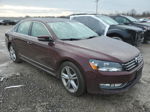 2014 Volkswagen Passat Sel Burgundy vin: 1VWCT7A36EC015000