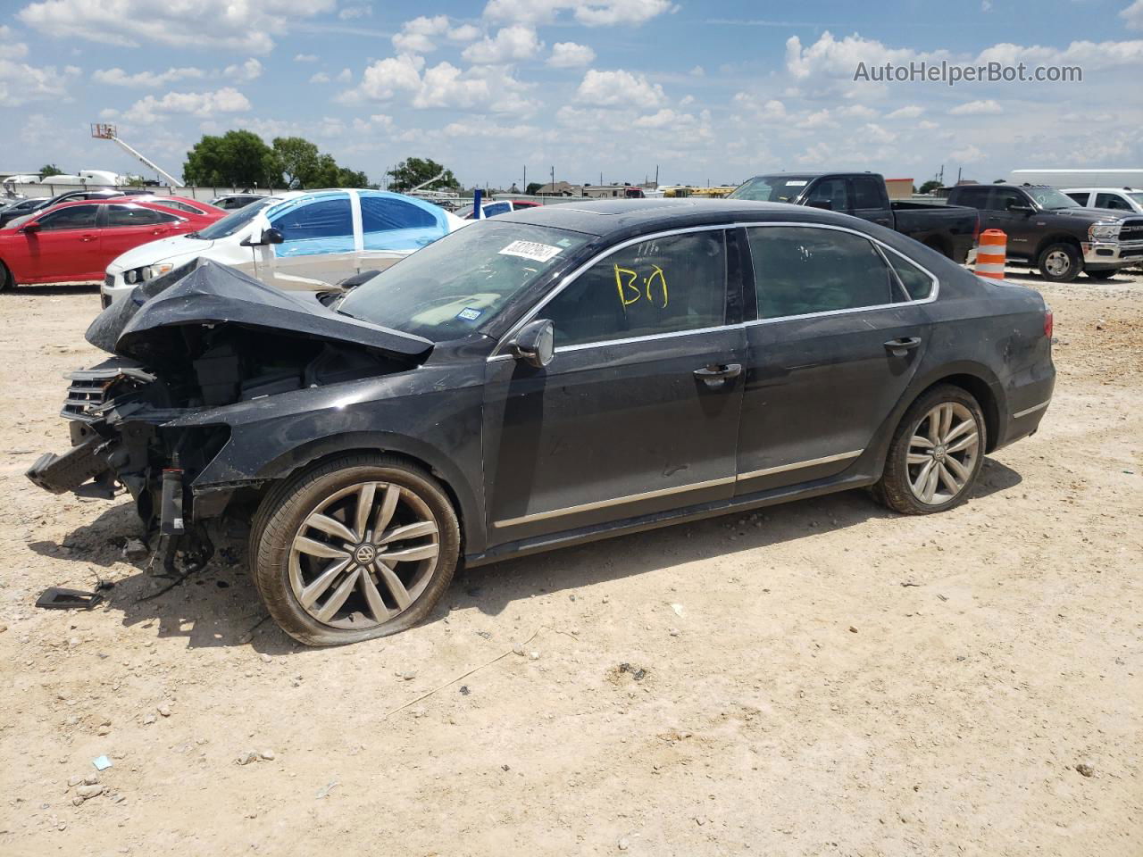 2016 Volkswagen Passat Sel Black vin: 1VWCT7A36GC064877