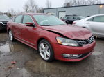 2015 Volkswagen Passat Sel Red vin: 1VWCT7A37FC041218