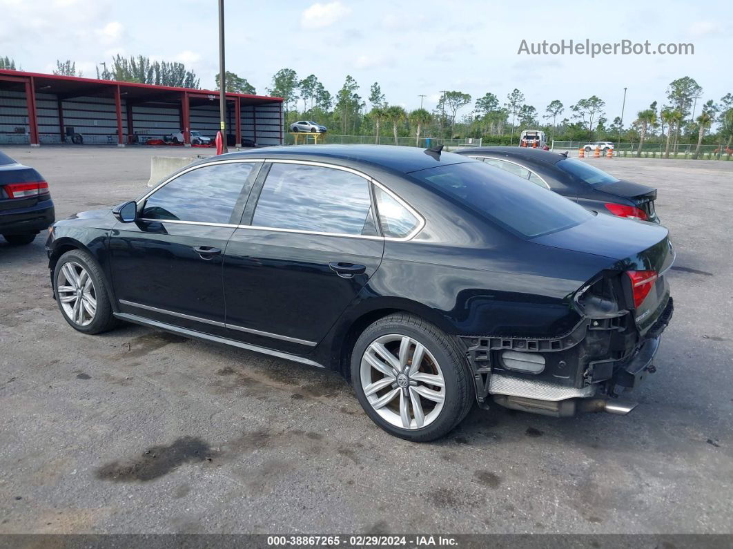 2016 Volkswagen Passat 1.8t Sel Black vin: 1VWCT7A37GC046842