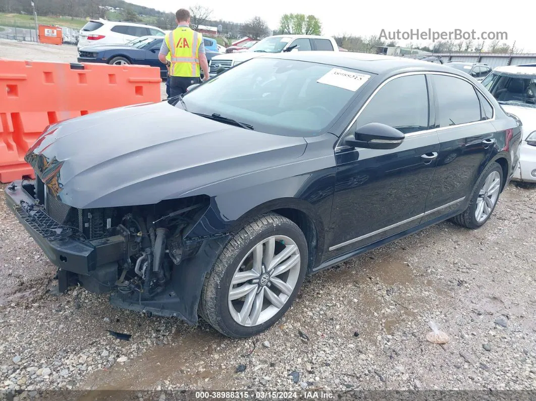 2017 Volkswagen Passat 1.8t Sel Premium Черный vin: 1VWCT7A37HC075162