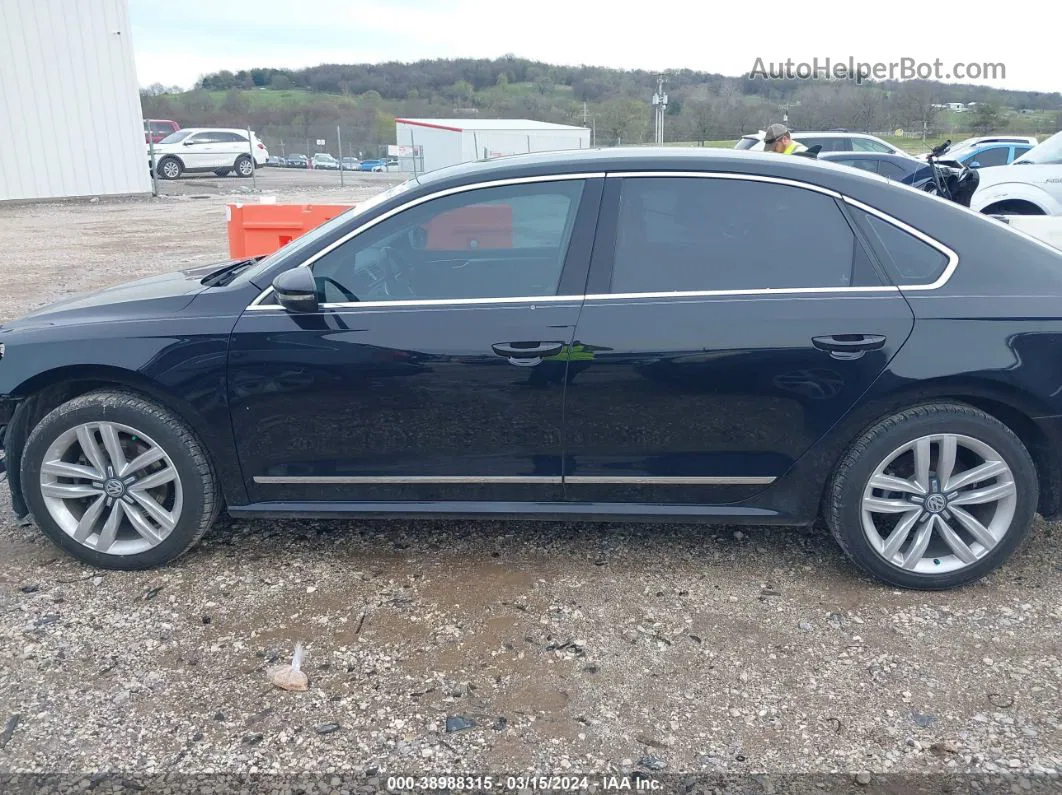 2017 Volkswagen Passat 1.8t Sel Premium Черный vin: 1VWCT7A37HC075162