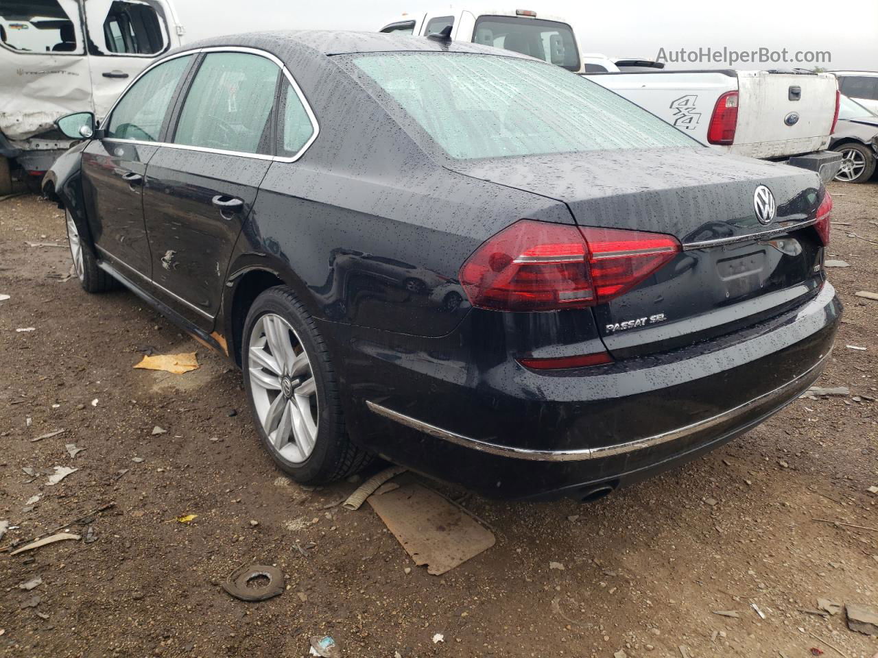 2017 Volkswagen Passat Sel Premium Черный vin: 1VWCT7A37HC080068