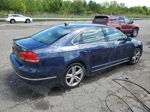 2014 Volkswagen Passat Sel Blue vin: 1VWCT7A39EC063817