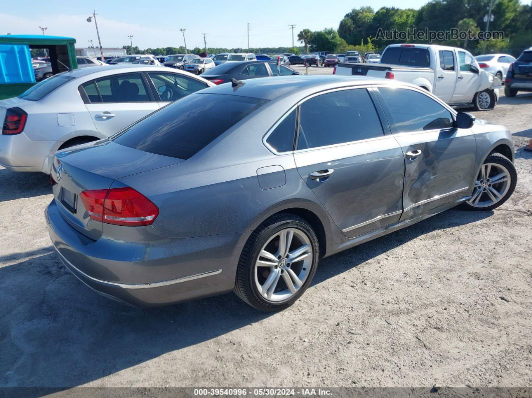 2015 Volkswagen Passat 1.8t Sel Premium Серый vin: 1VWCT7A39FC035632