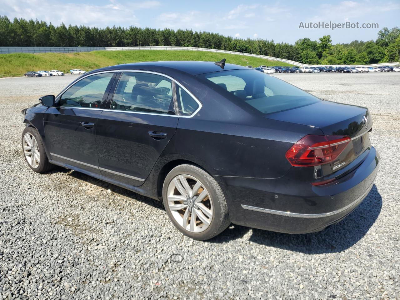 2017 Volkswagen Passat Sel Premium Черный vin: 1VWCT7A39HC045886