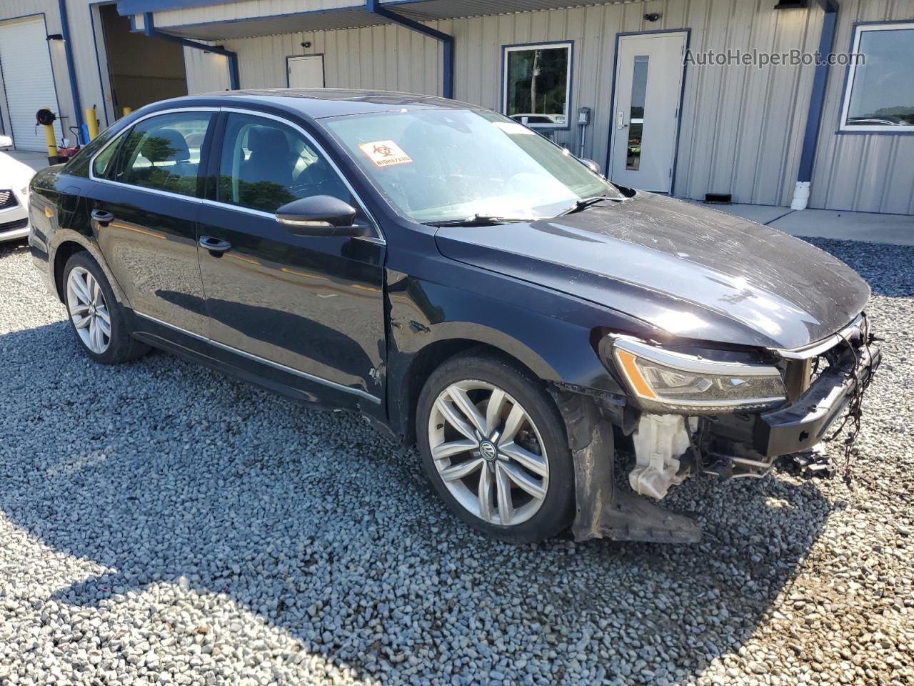 2017 Volkswagen Passat Sel Premium Black vin: 1VWCT7A39HC045886