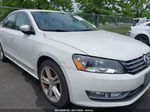 2014 Volkswagen Passat 1.8t Sel Premium White vin: 1VWCT7A3XEC081579