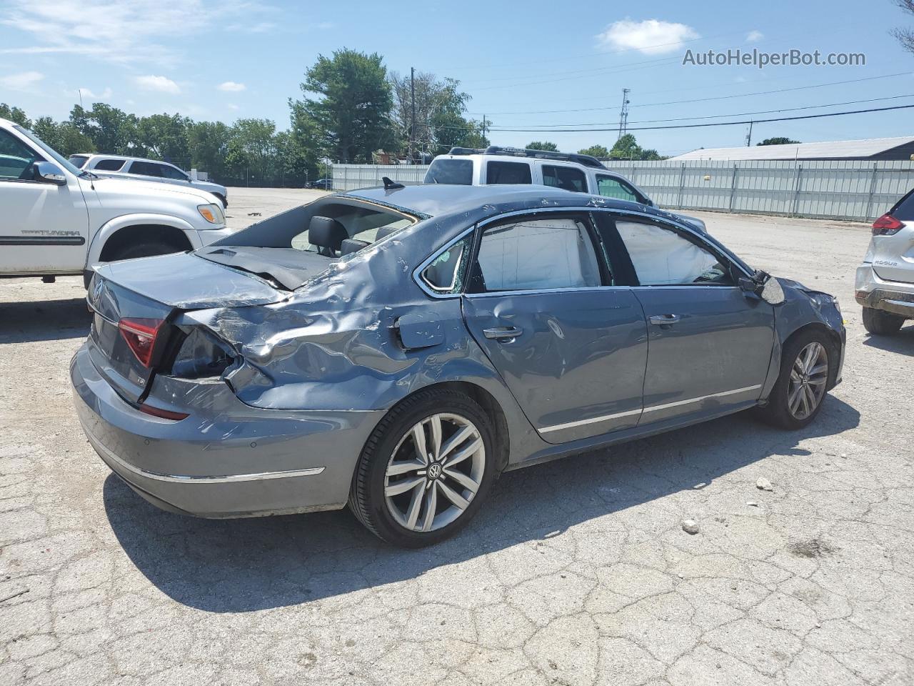 2017 Volkswagen Passat Sel Premium Silver vin: 1VWCT7A3XHC077522