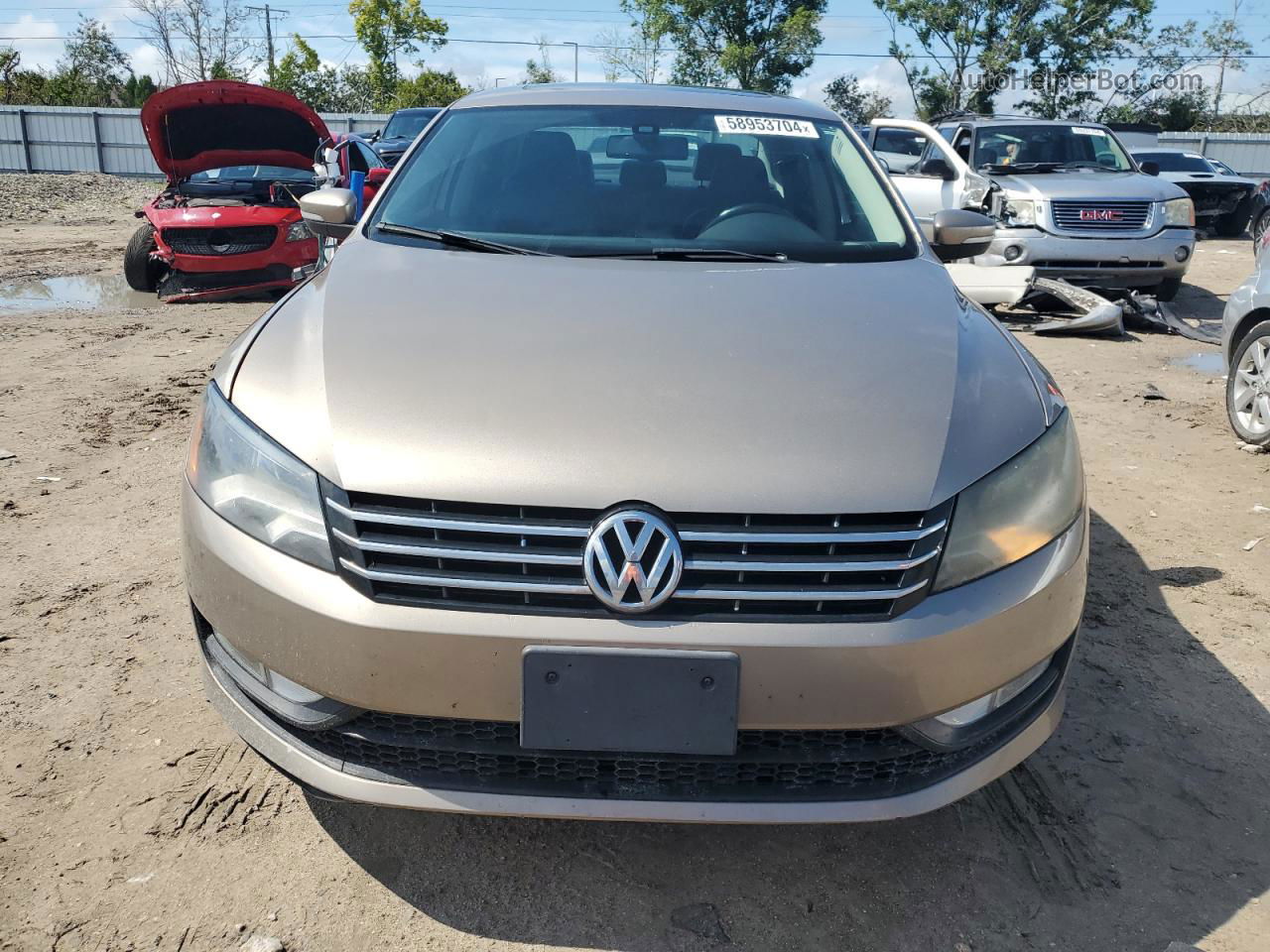 2015 Volkswagen Passat Sel Gold vin: 1VWCV7A30FC038266