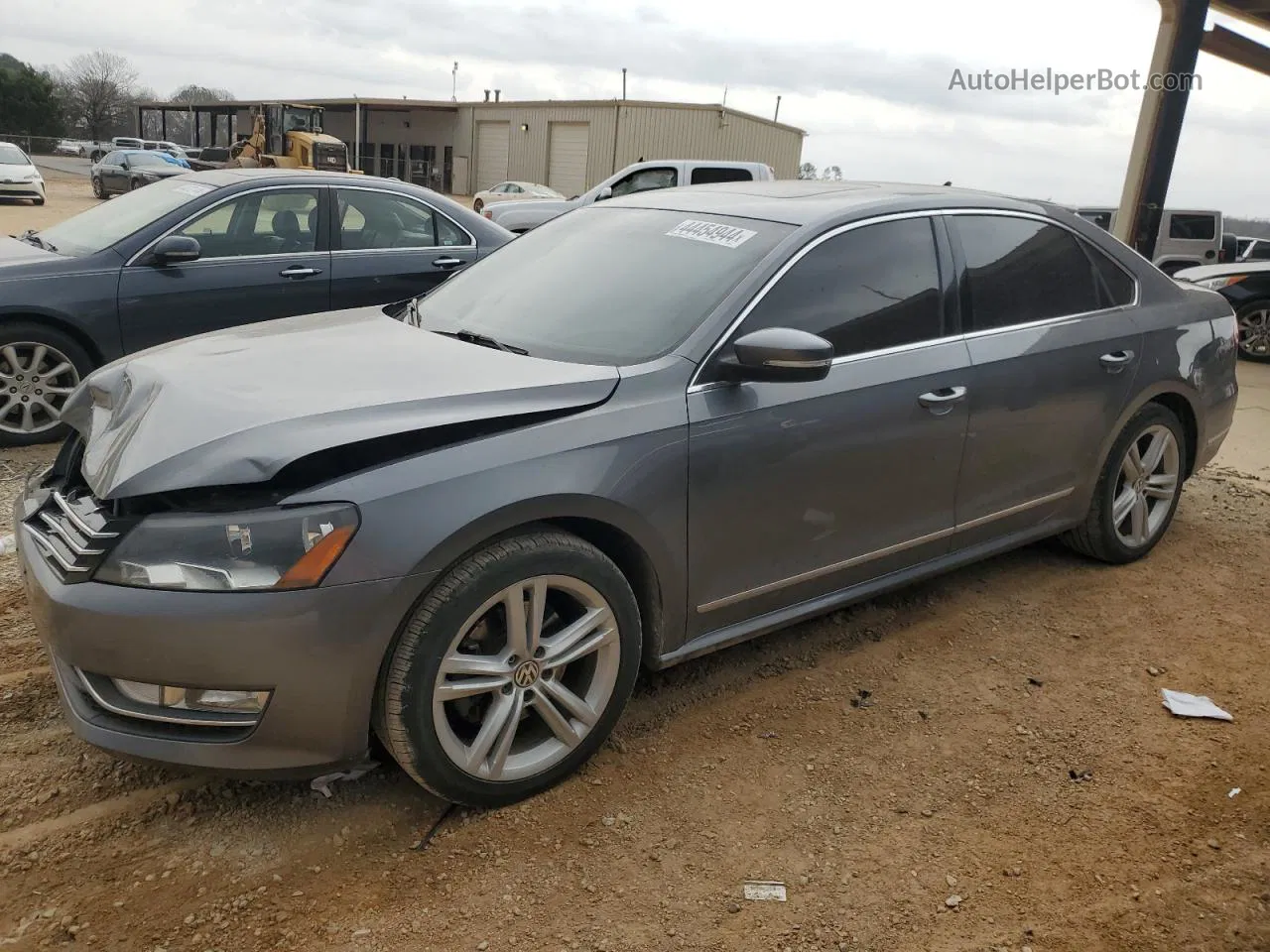 2015 Volkswagen Passat Sel Gray vin: 1VWCV7A30FC096510