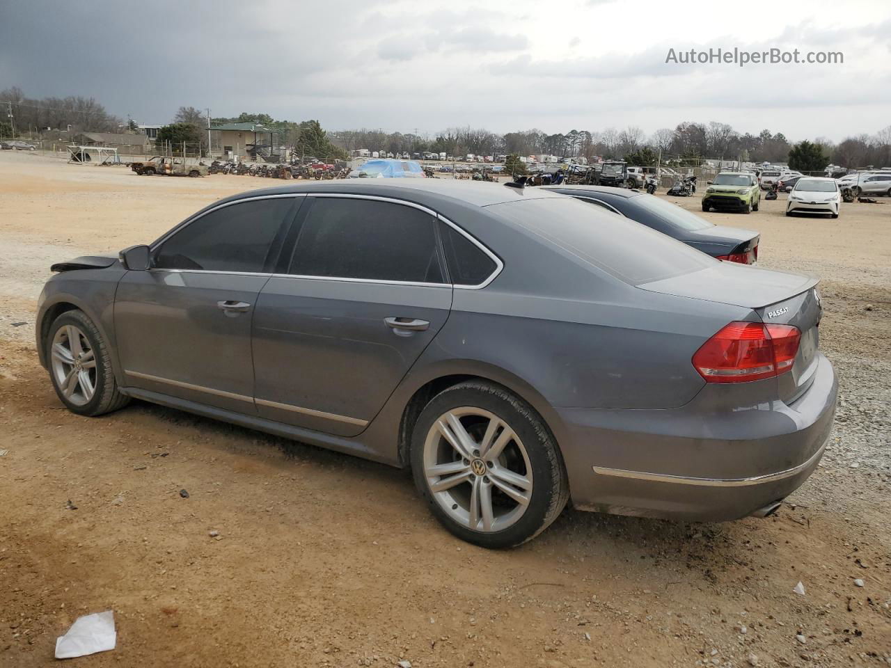 2015 Volkswagen Passat Sel Gray vin: 1VWCV7A30FC096510