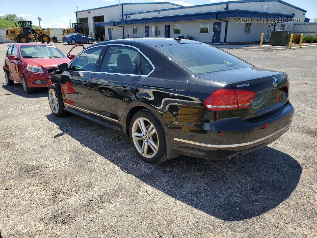 2015 Volkswagen Passat Sel Черный vin: 1VWCV7A31FC086102