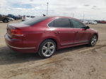 2015 Volkswagen Passat Sel Red vin: 1VWCV7A31FC100063