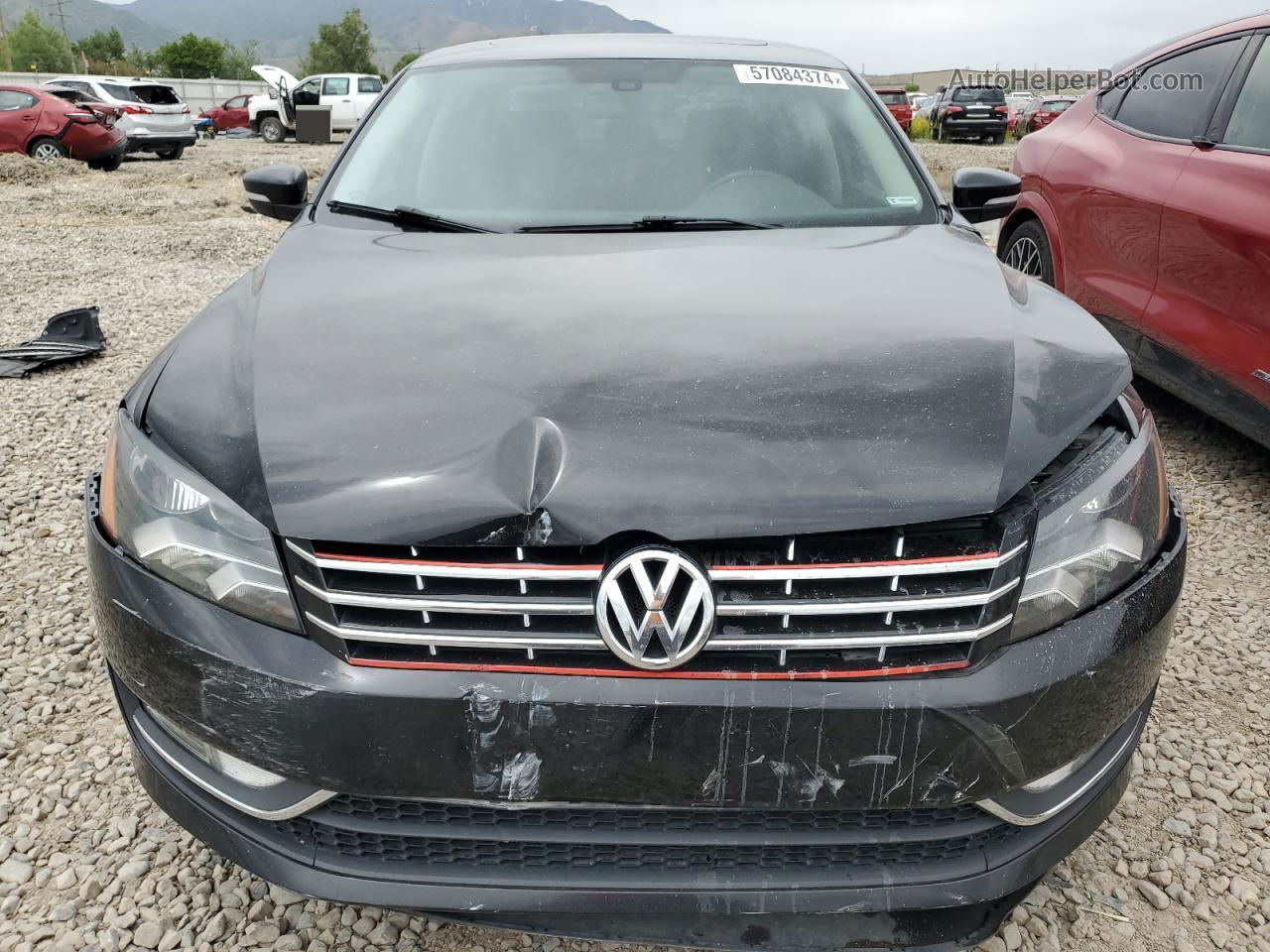 2015 Volkswagen Passat Sel Black vin: 1VWCV7A32FC122282