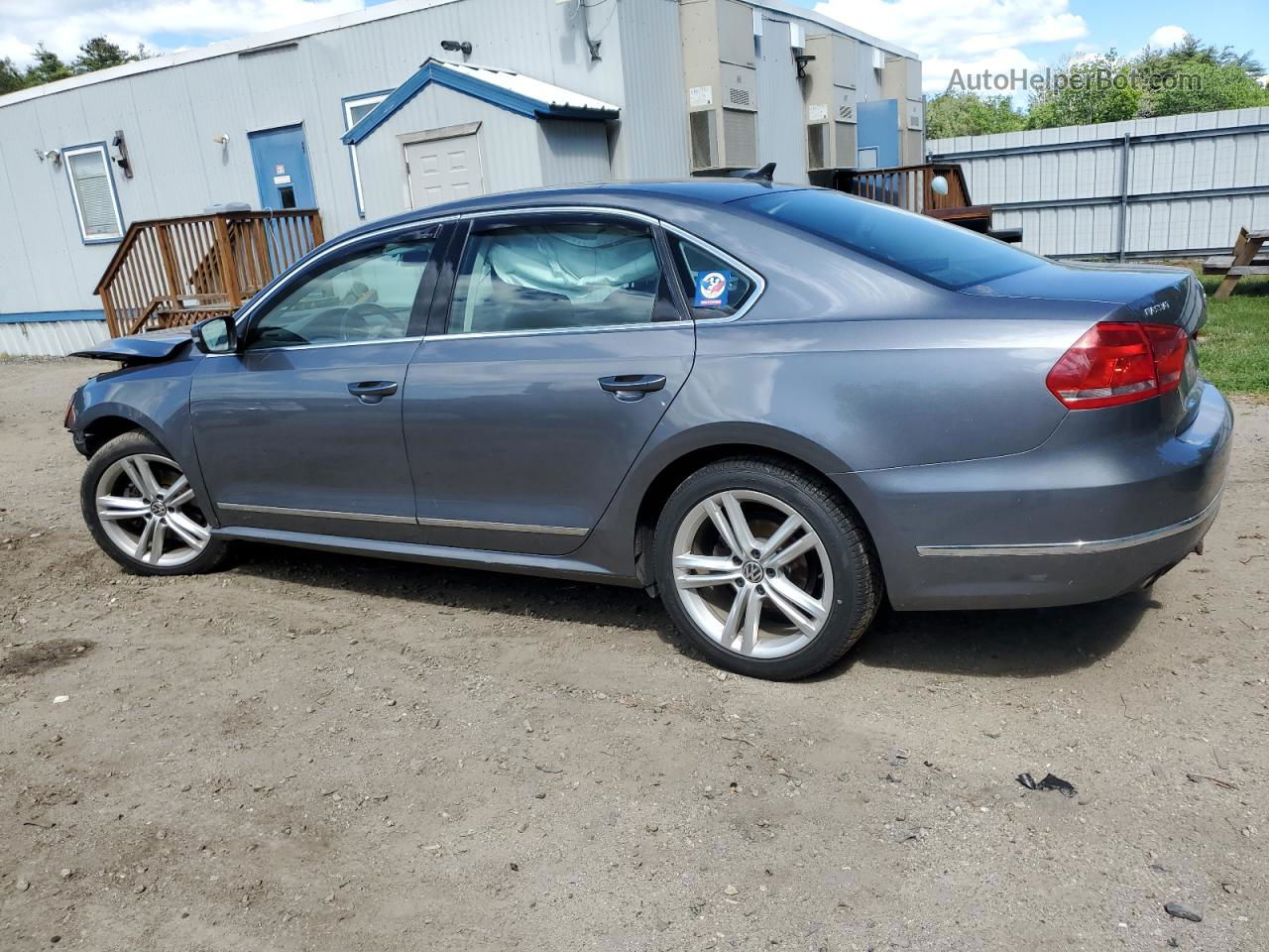 2015 Volkswagen Passat Sel Gray vin: 1VWCV7A33FC017248