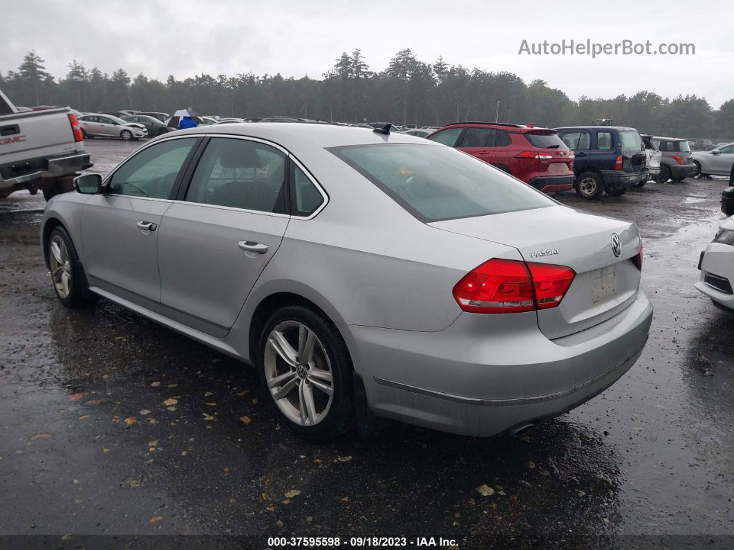 2015 Volkswagen Passat 2.0l Tdi Sel Premium Silver vin: 1VWCV7A33FC040416