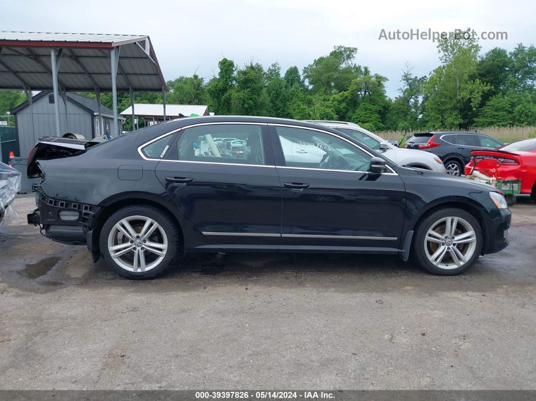 2015 Volkswagen Passat 2.0l Tdi Sel Premium Black vin: 1VWCV7A33FC089549