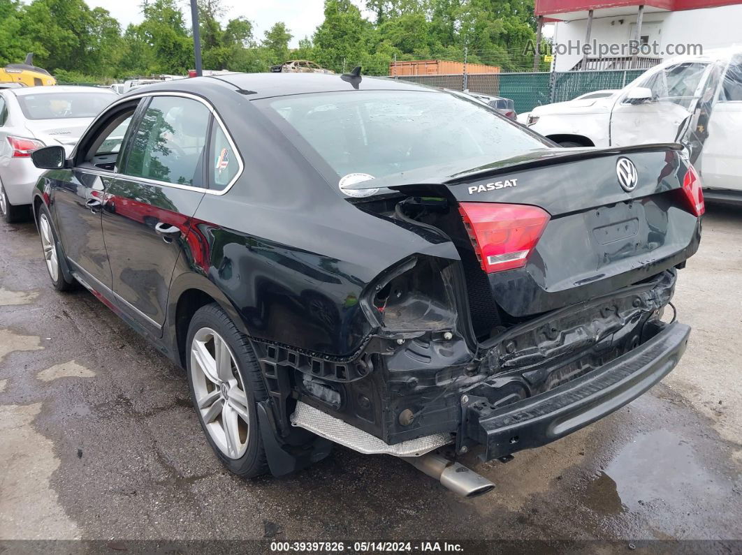 2015 Volkswagen Passat 2.0l Tdi Sel Premium Black vin: 1VWCV7A33FC089549