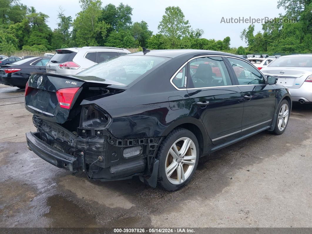 2015 Volkswagen Passat 2.0l Tdi Sel Premium Black vin: 1VWCV7A33FC089549