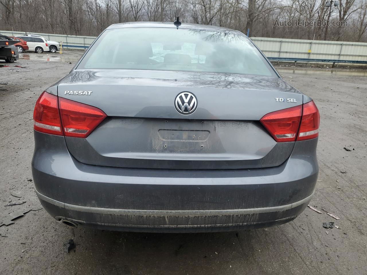 2015 Volkswagen Passat Sel Charcoal vin: 1VWCV7A33FC097392