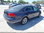 2015 Volkswagen Passat 2.0l Tdi Sel Premium Dark Blue vin: 1VWCV7A34FC090824