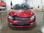 2015 Volkswagen Passat Sel Maroon vin: 1VWCV7A36FC061423