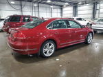 2015 Volkswagen Passat Sel Maroon vin: 1VWCV7A36FC061423