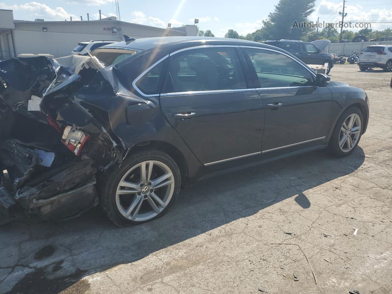 2015 Volkswagen Passat Sel Black vin: 1VWCV7A36FC071966