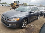 2015 Volkswagen Passat Sel Gray vin: 1VWCV7A38FC011204