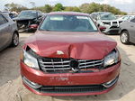 2015 Volkswagen Passat Sel Red vin: 1VWCV7A38FC057390