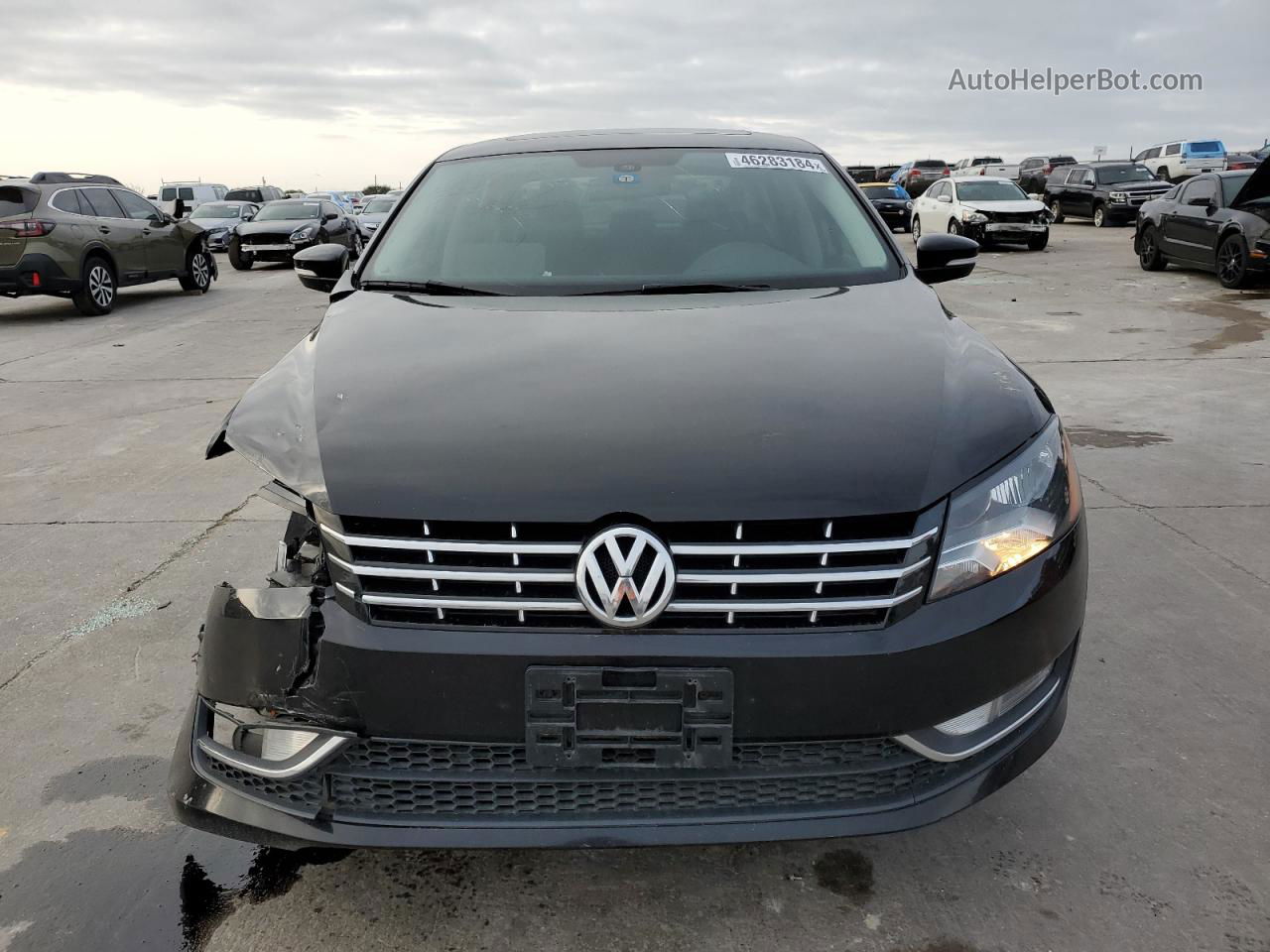 2015 Volkswagen Passat Sel Black vin: 1VWCV7A38FC072276