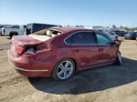 2015 Volkswagen Passat Sel Red vin: 1VWCV7A39FC117693