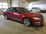 2015 Volkswagen Passat Sel Burgundy vin: 1VWCV7A3XFC102975