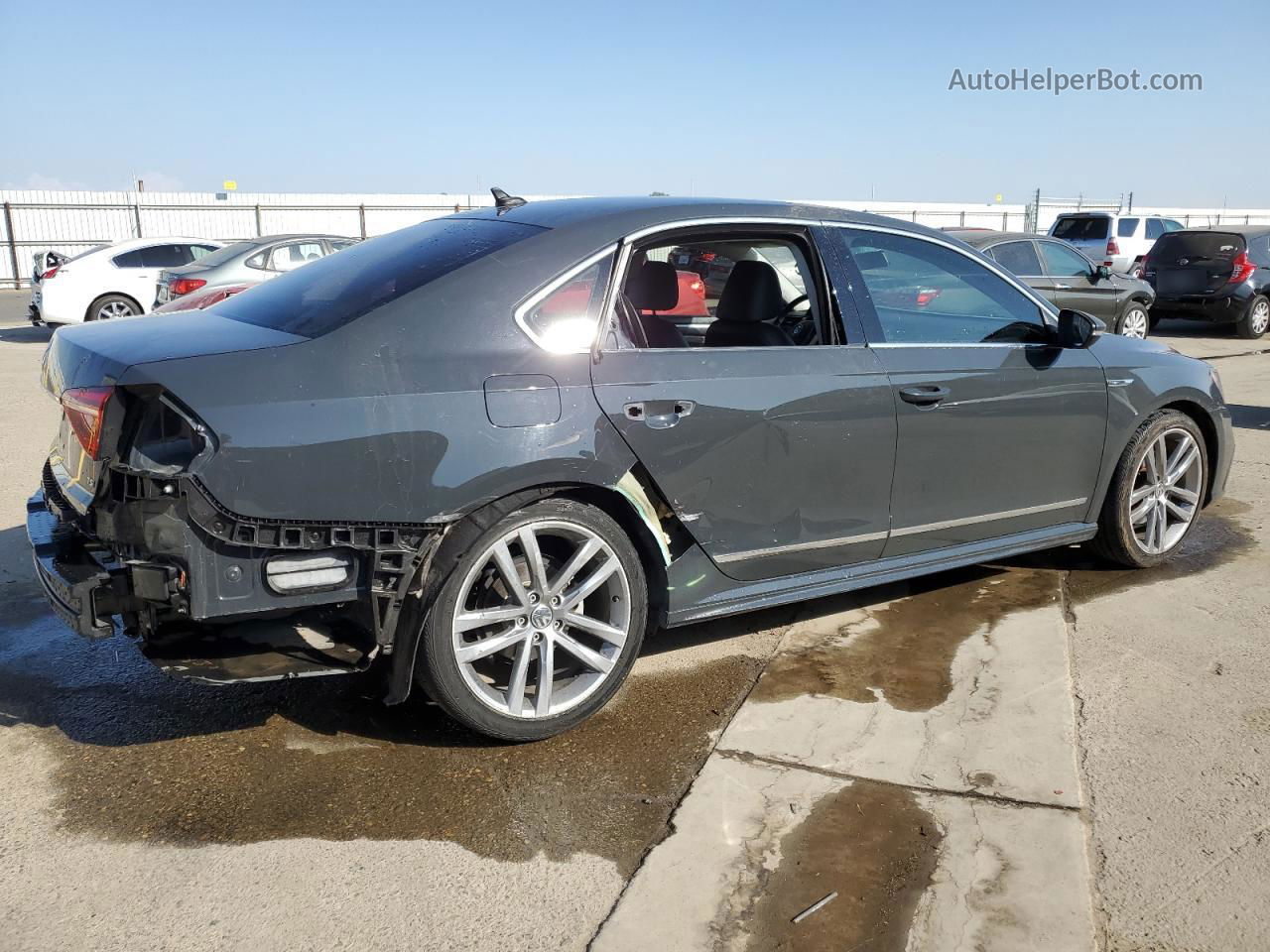 2017 Volkswagen Passat R-line Gray vin: 1VWDT7A30HC011789