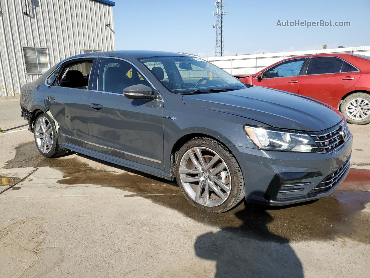 2017 Volkswagen Passat R-line Серый vin: 1VWDT7A30HC011789