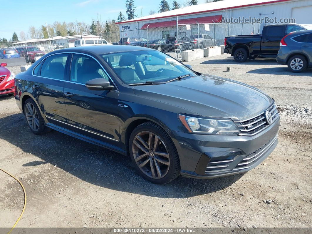 2017 Volkswagen Passat 1.8t R-line Gray vin: 1VWDT7A30HC013414