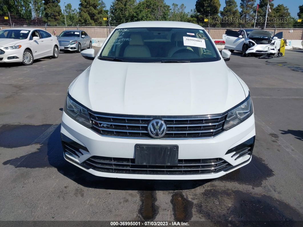 2017 Volkswagen Passat 1.8t R-line White vin: 1VWDT7A30HC014188