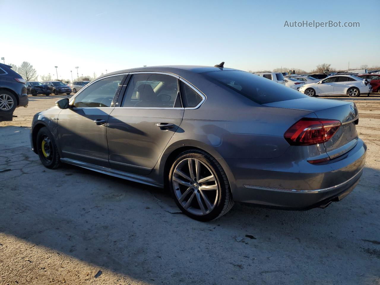 2017 Volkswagen Passat R-line Gray vin: 1VWDT7A30HC036529