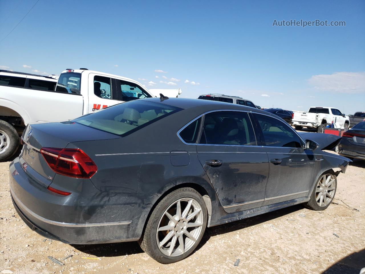 2017 Volkswagen Passat R-line Charcoal vin: 1VWDT7A30HC082586