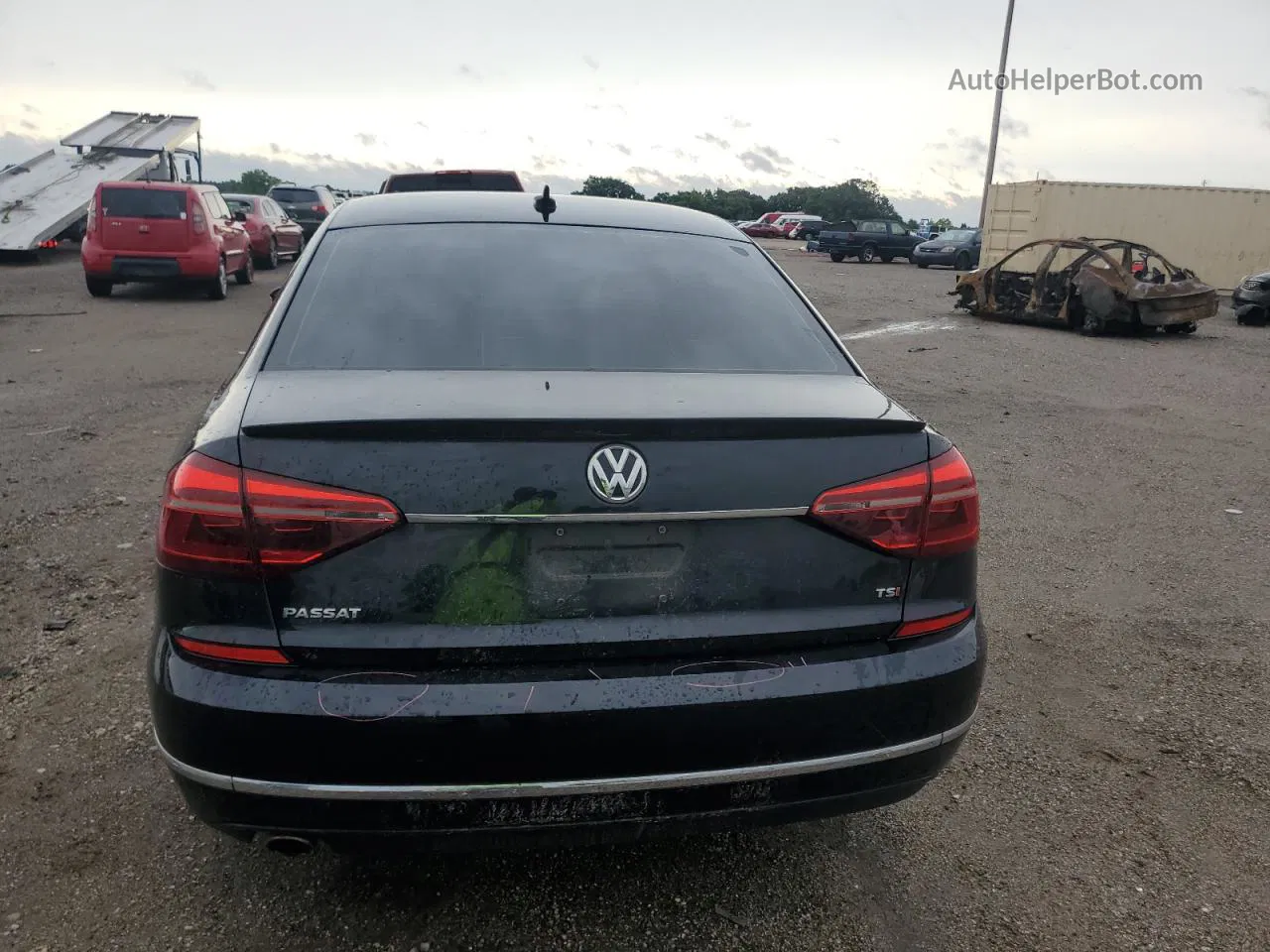 2017 Volkswagen Passat R-line Black vin: 1VWDT7A31HC004916