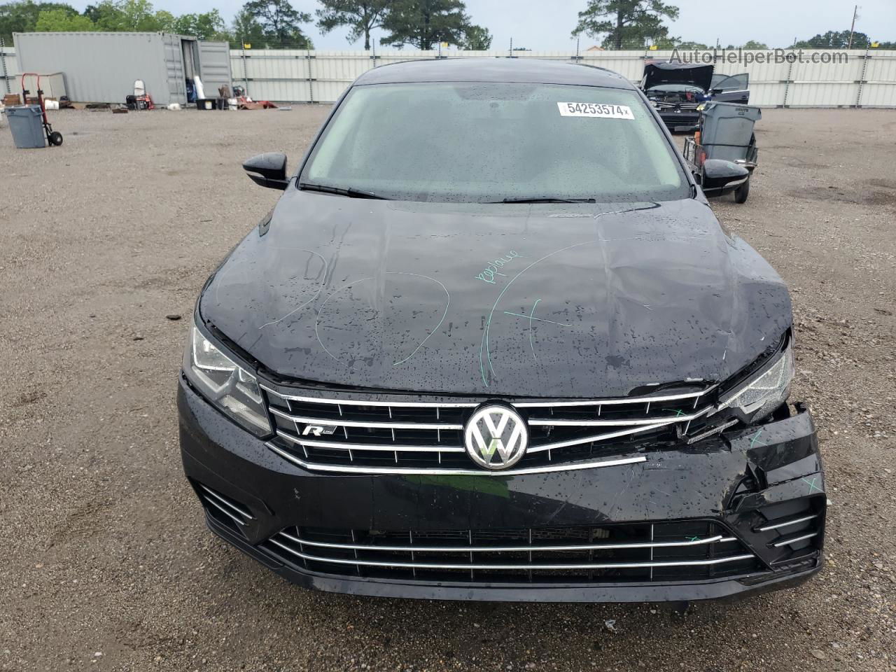 2017 Volkswagen Passat R-line Black vin: 1VWDT7A31HC004916