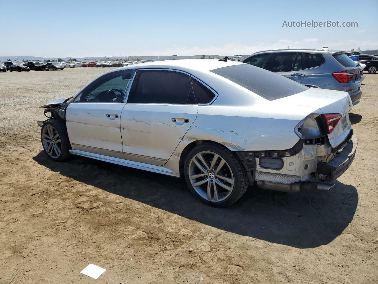 2017 Volkswagen Passat R-line Silver vin: 1VWDT7A31HC017374