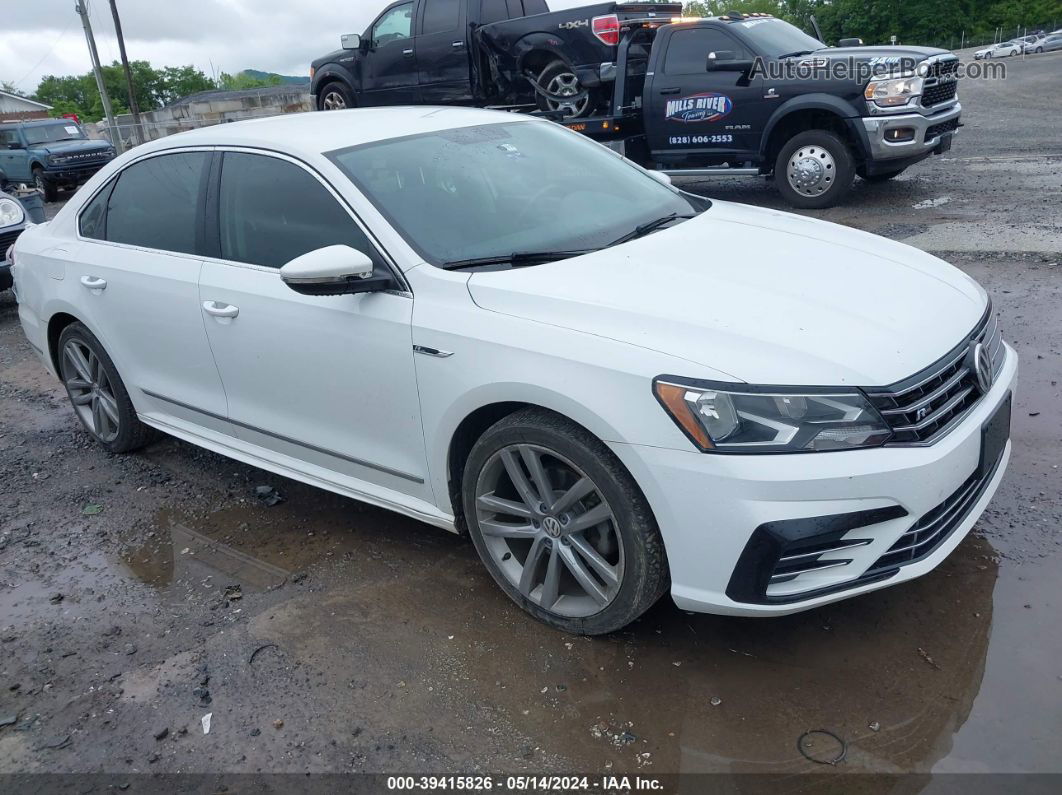 2017 Volkswagen Passat 1.8t R-line White vin: 1VWDT7A31HC019836