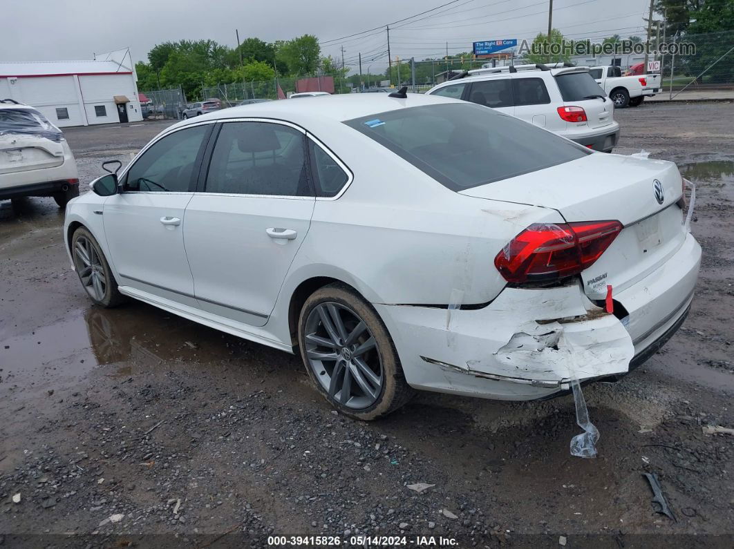 2017 Volkswagen Passat 1.8t R-line White vin: 1VWDT7A31HC019836