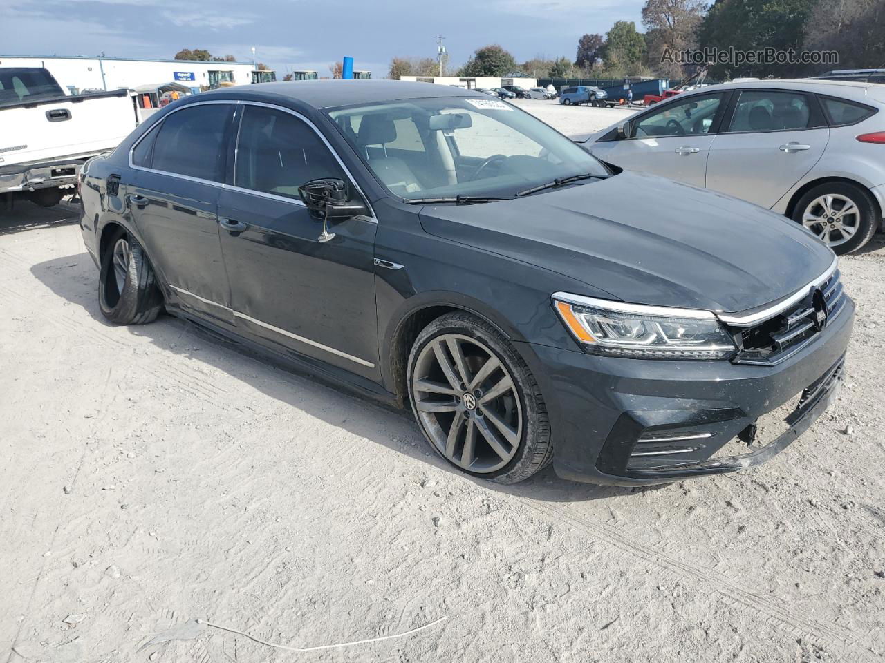 2017 Volkswagen Passat R-line Black vin: 1VWDT7A31HC078191