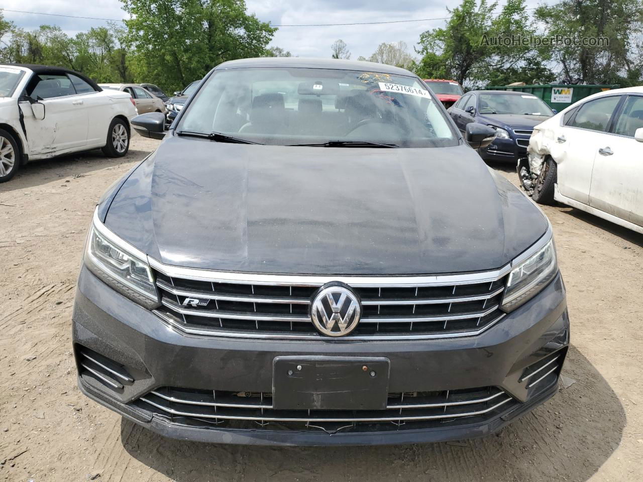 2017 Volkswagen Passat R-line Gray vin: 1VWDT7A32HC041392